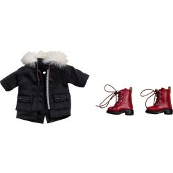Nendoroid Doll Warm Clothing Set: Boots & Mod Coat (Black)