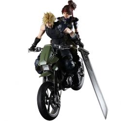 Play Arts Kai Final Fantasy VII Remake: Jessie, Cloud, & Motorcycle Set