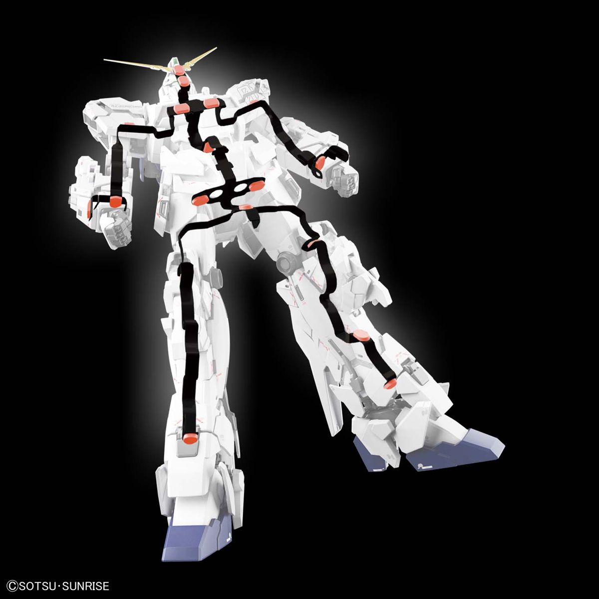 Ka BANDAI GENUINE PARTS LED parts for MGEX 1/100 RX-0 Unicorn Gundam Ver 