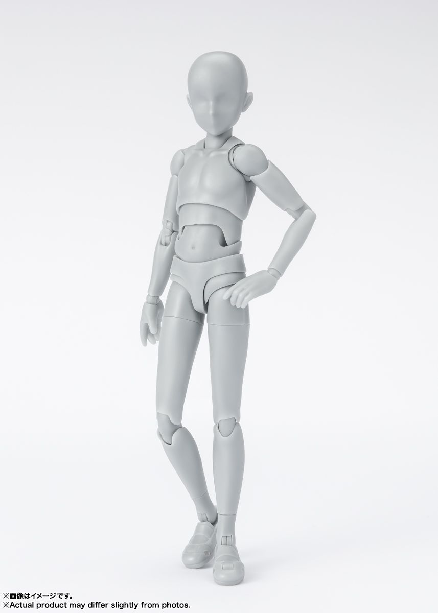 S.H. Figuarts Female Body-Chan Action Figure - DX Gray Ver