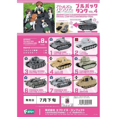Girls und Panzer Pull Back Tank (box of 10)