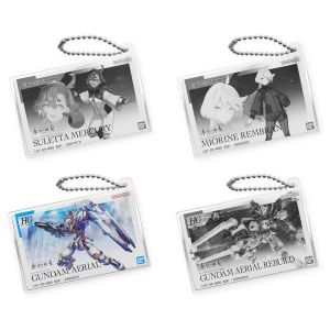 Gunpla Package Art Acrylic Ball Chain: Gundam Aerial