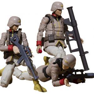 G.M.G. Mobile Suit Gundam Earth United Army Soldier (with gift)