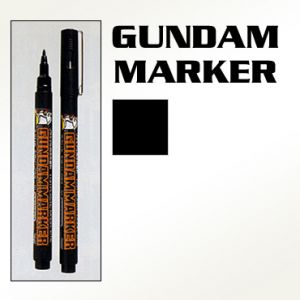 GM20 Brush Type Black Gundam Marker